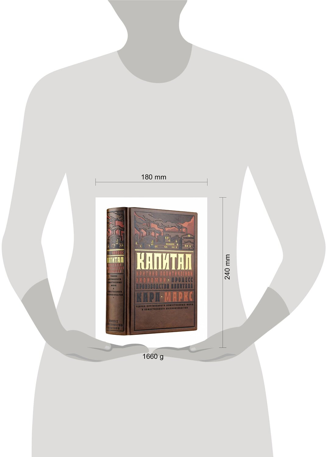 Эксмо Карл Маркс "Капитал: Критика политической экономии. Теория кругооборота вещественных форм и общественного воспроизводства. Процесс производства капитала" 490494 978-5-04-175356-6