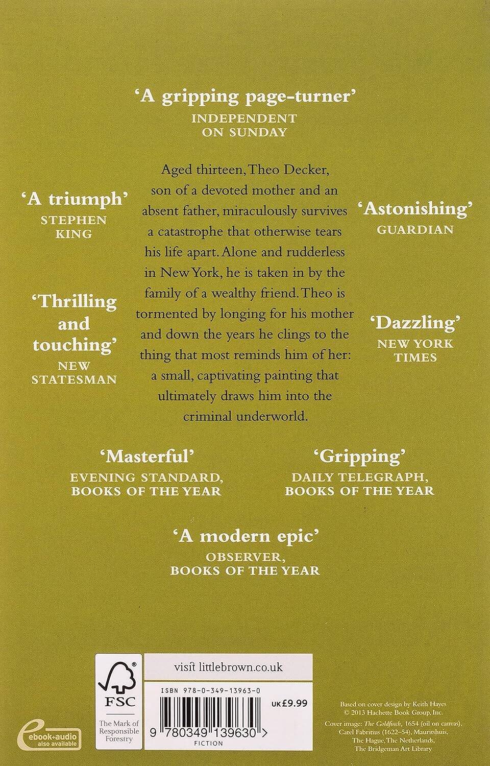 Эксмо Donna Tartt "The Goldfinch (Donna Tartt) Щегол (Донна Тартт) /Книги на английском языке" 491218 978-0-34-913963-0