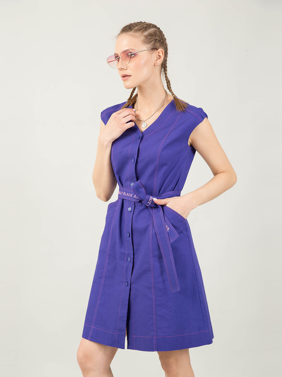Marchello Marchellini Платье 495809 221028-4686 ультрафиолетовый