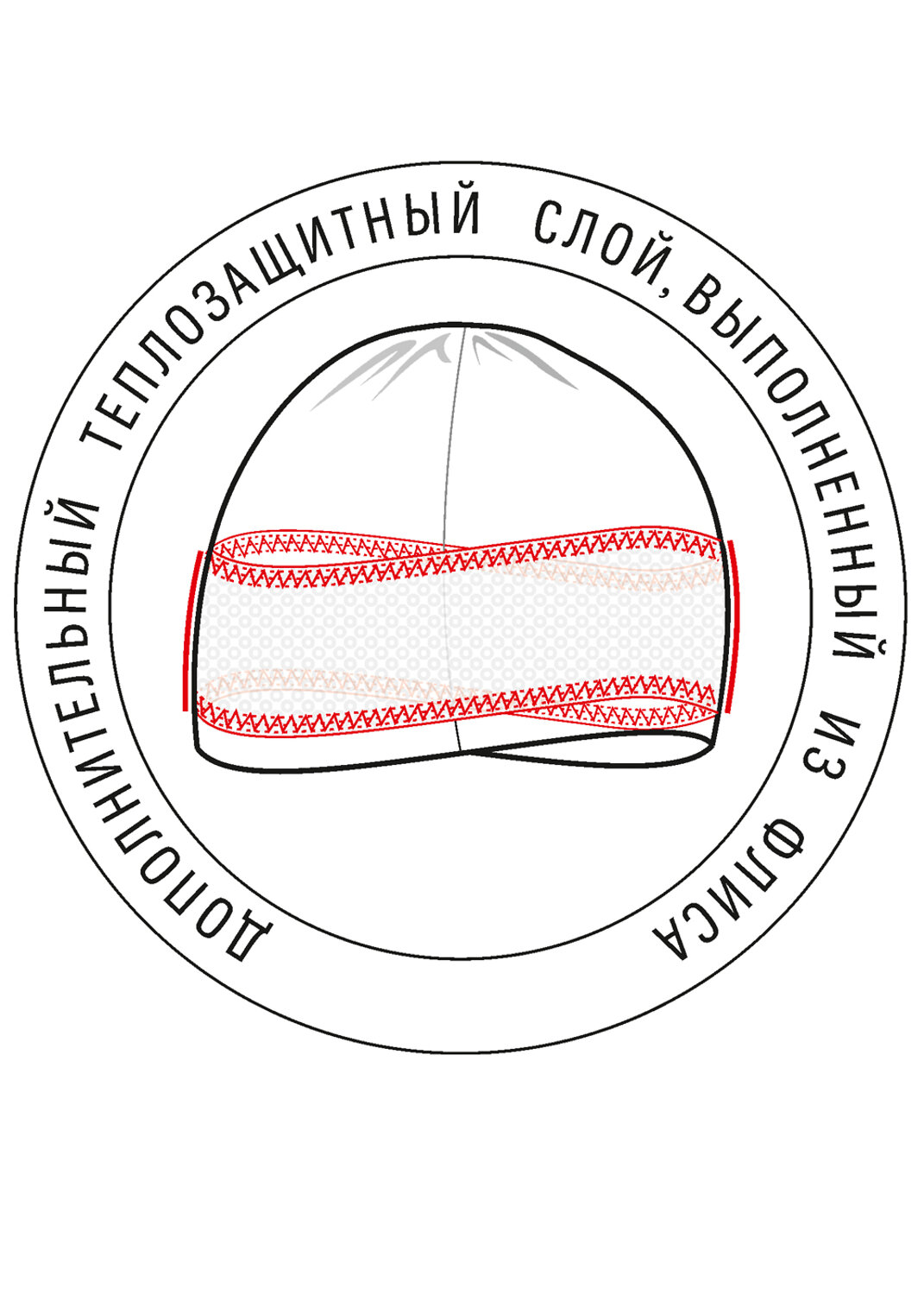 CLEVER Шапка 81605 602278аш меланж серый/чёрный