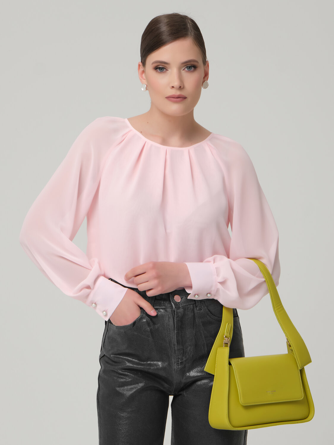 PRIZ Блузка 503846 200865-4693 розовый зефир