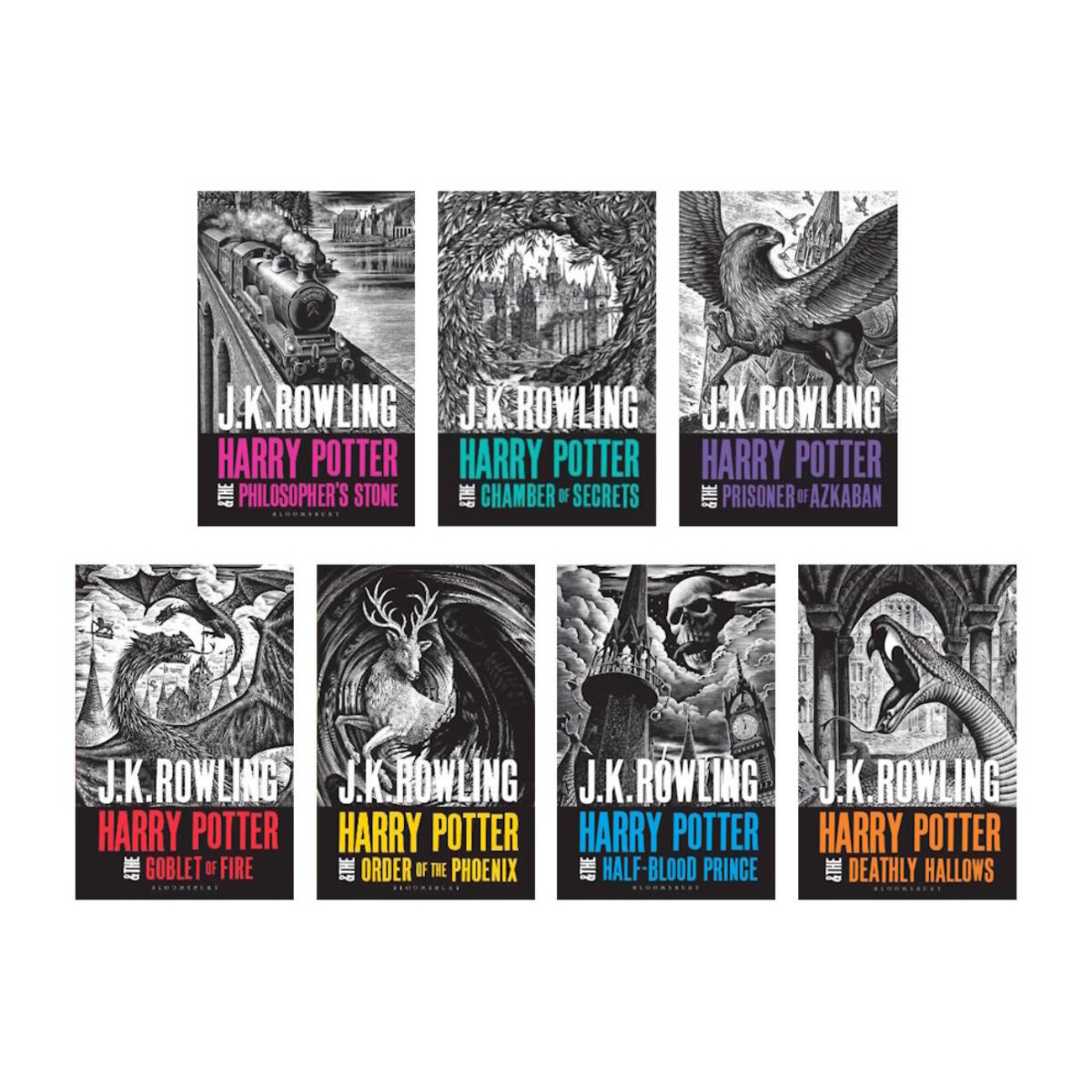 Эксмо Joanne Rowling "Harry Potter Boxed Set: The Complete Collection (Adult Paperback) (J.K. Rowling)Гарри Поттер Бокс-сет Полный комплект /Книги на английском языке" 512287 978-1-40-889865-9