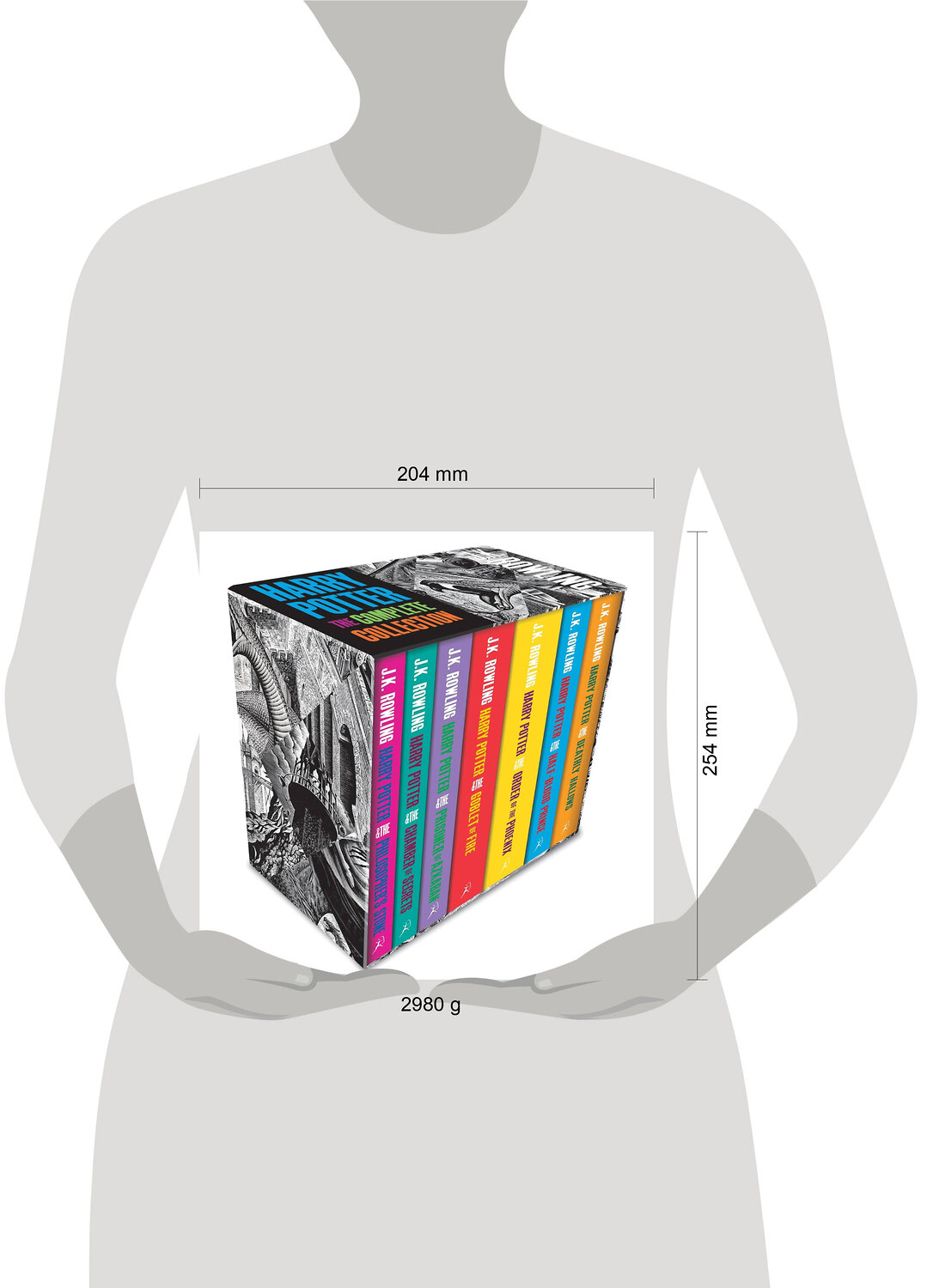 Эксмо Joanne Rowling "Harry Potter Boxed Set: The Complete Collection (Adult Paperback) (J.K. Rowling)Гарри Поттер Бокс-сет Полный комплект /Книги на английском языке" 512287 978-1-40-889865-9