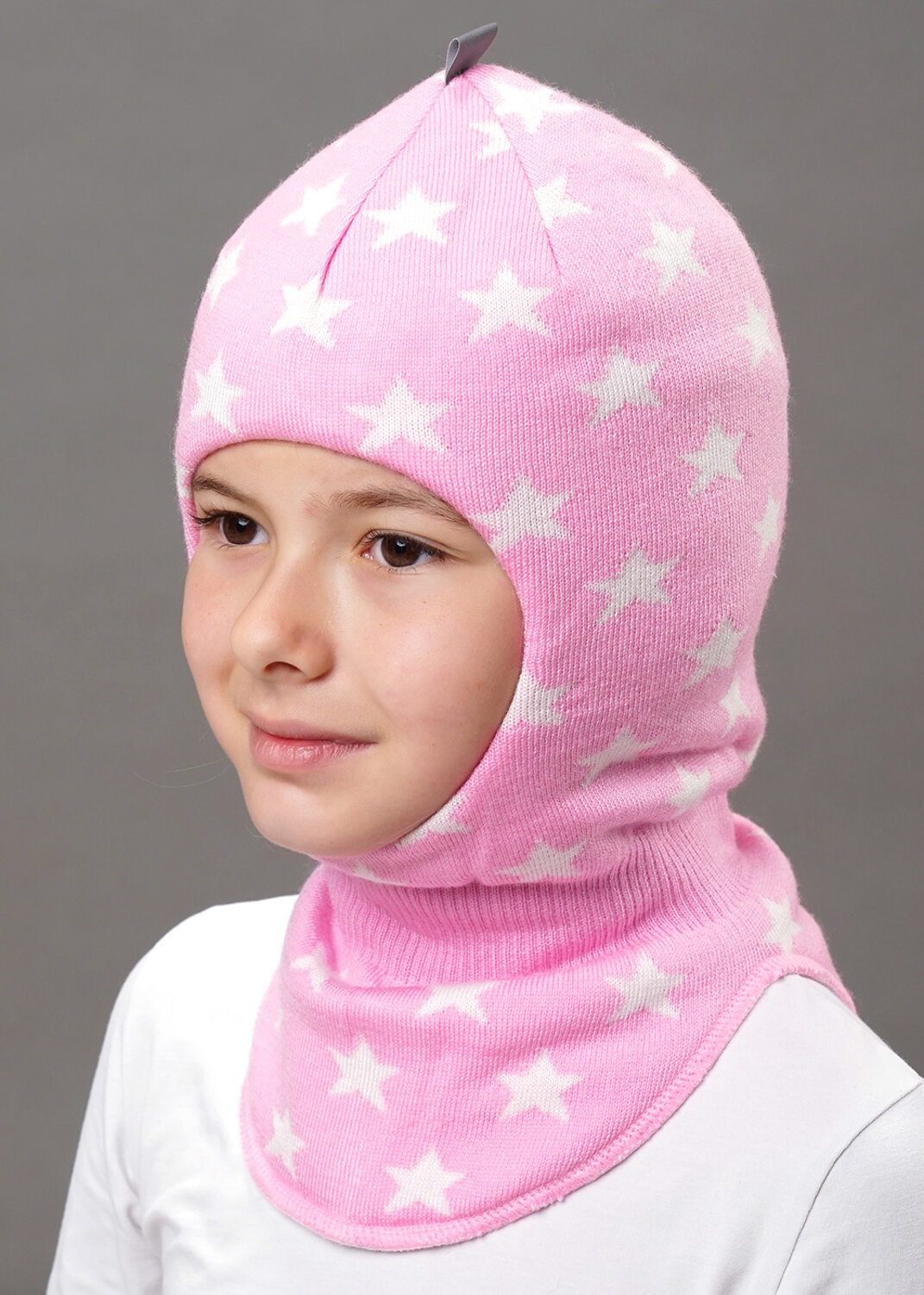 CLEVER Шапка 83528 792500ак розовый/молочный