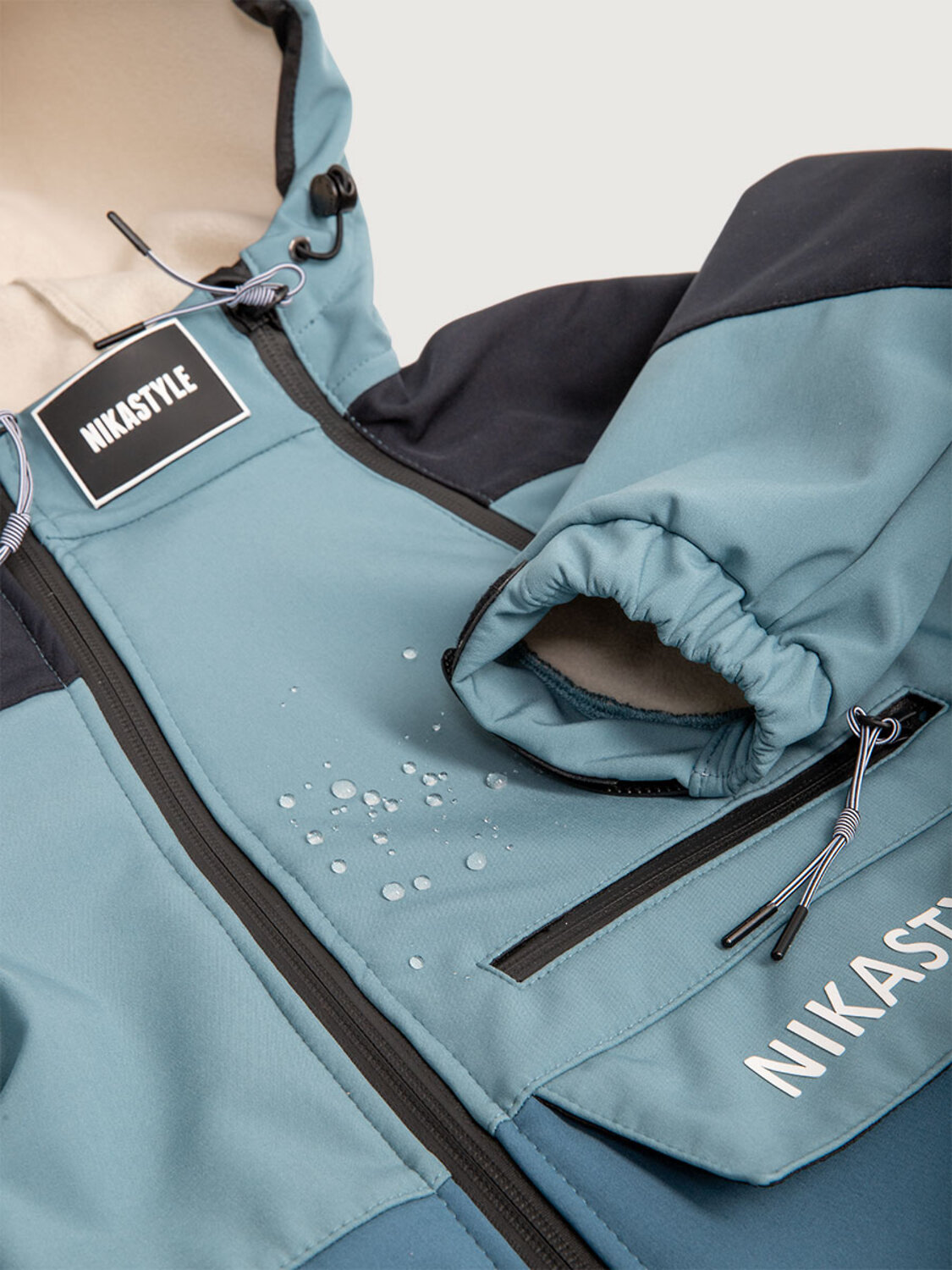 NIKASTYLE Ветровка 516389 4л18125 мох/деним