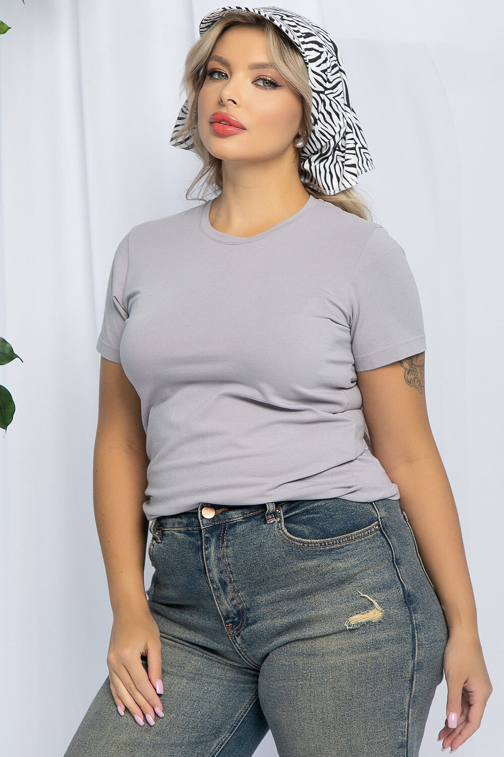 LT Collection Косынка 525130 КК67 белый, черный