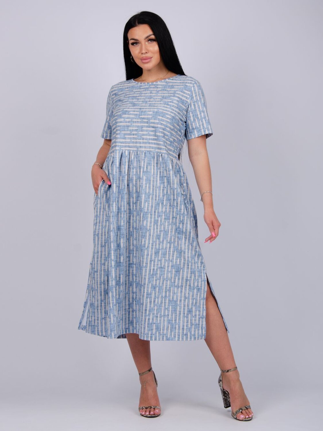 Malina Платье 525901 5971ш голубой