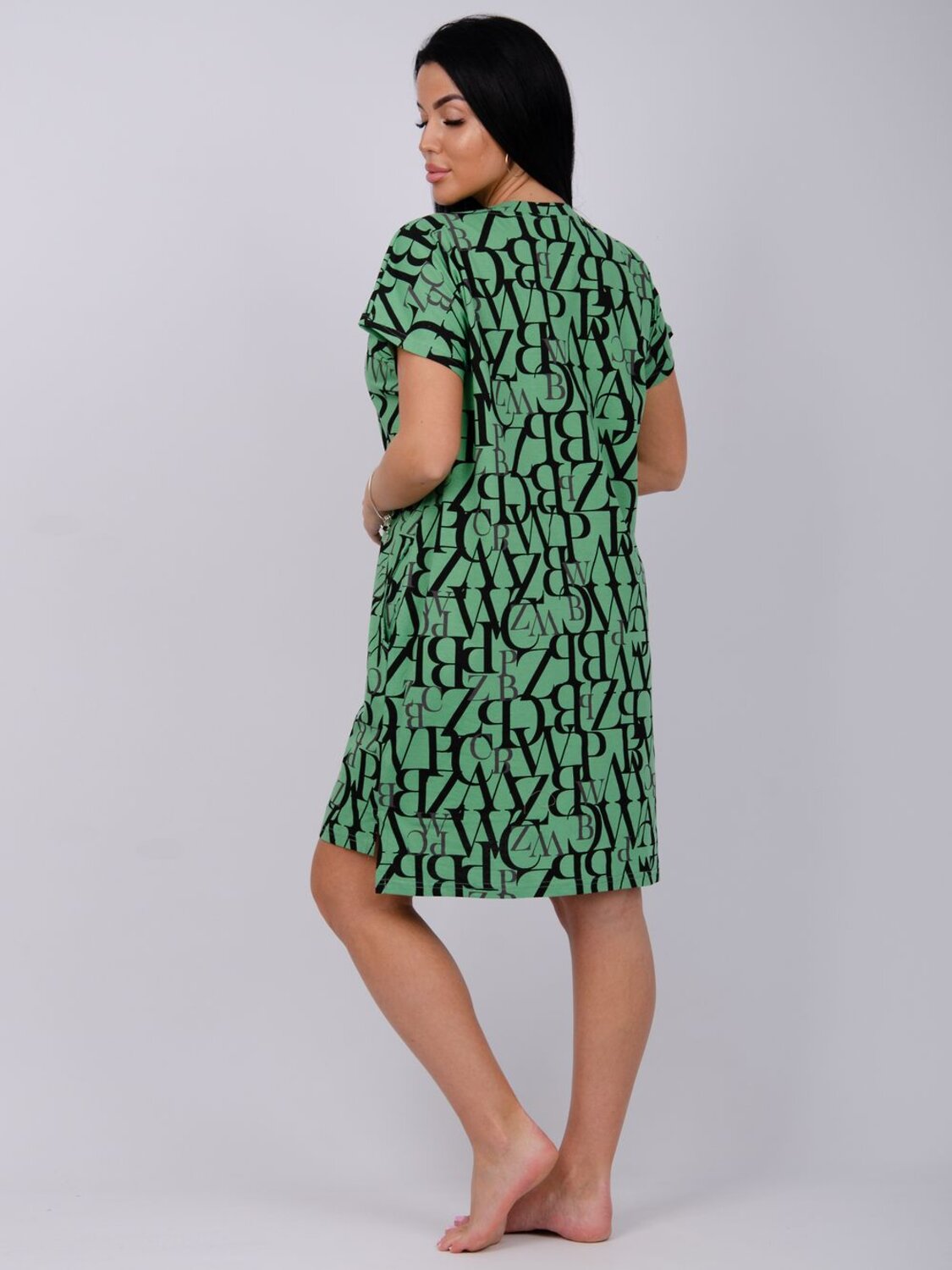Malina Туника 526051 5830 зелёный/чёрный