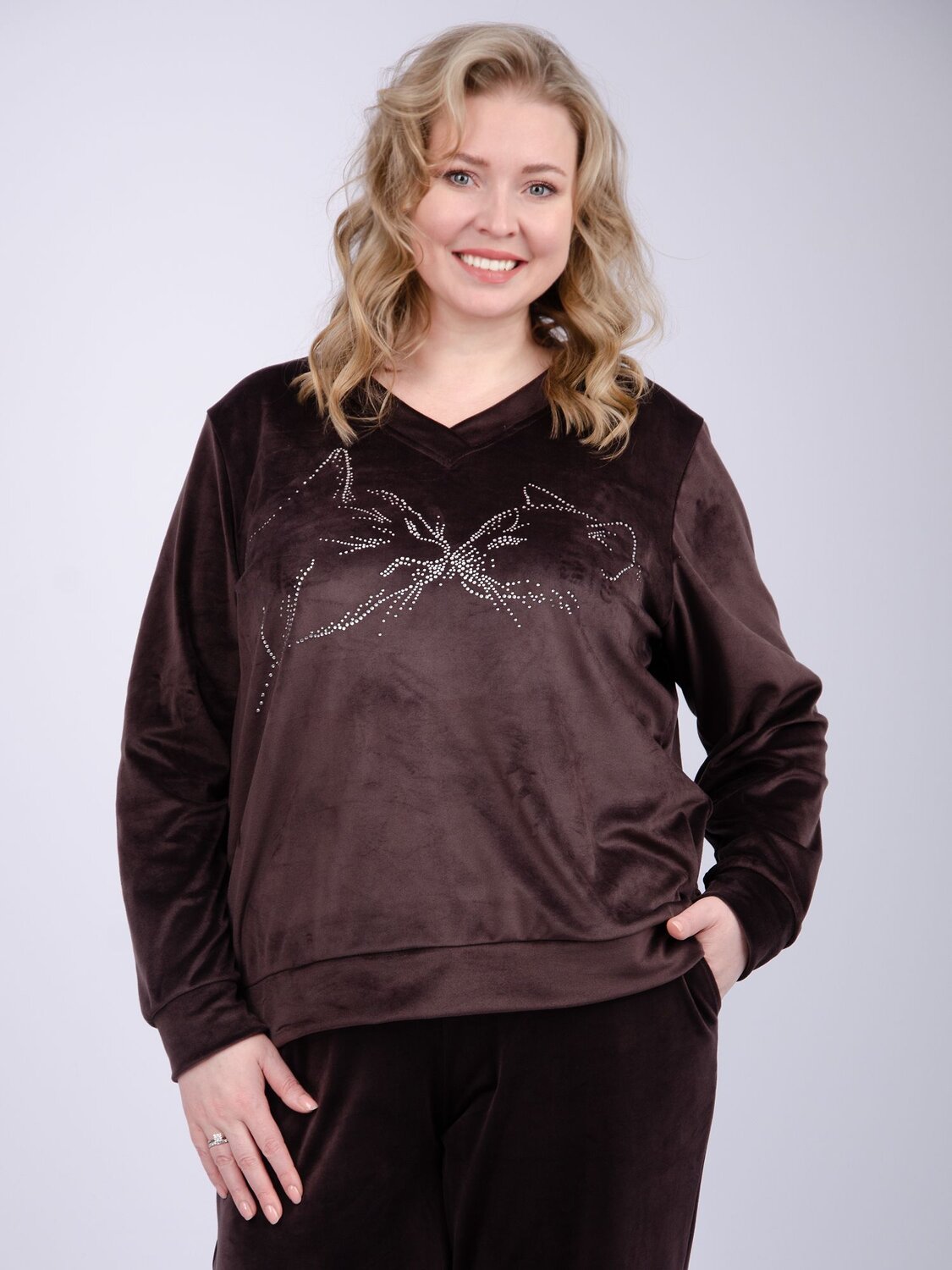 Malina Костюм 526670 9420ш шоколадный