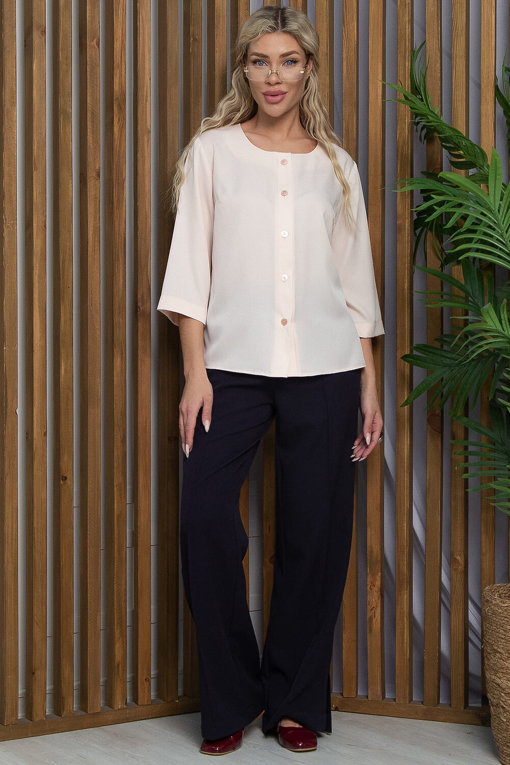 LT Collection Блуза 527619 Б13214-47М персиковый