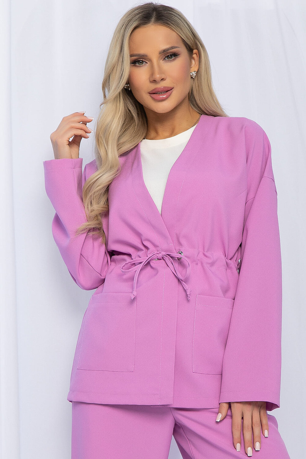 LT Collection Костюм 532668 К13180-6М розовый