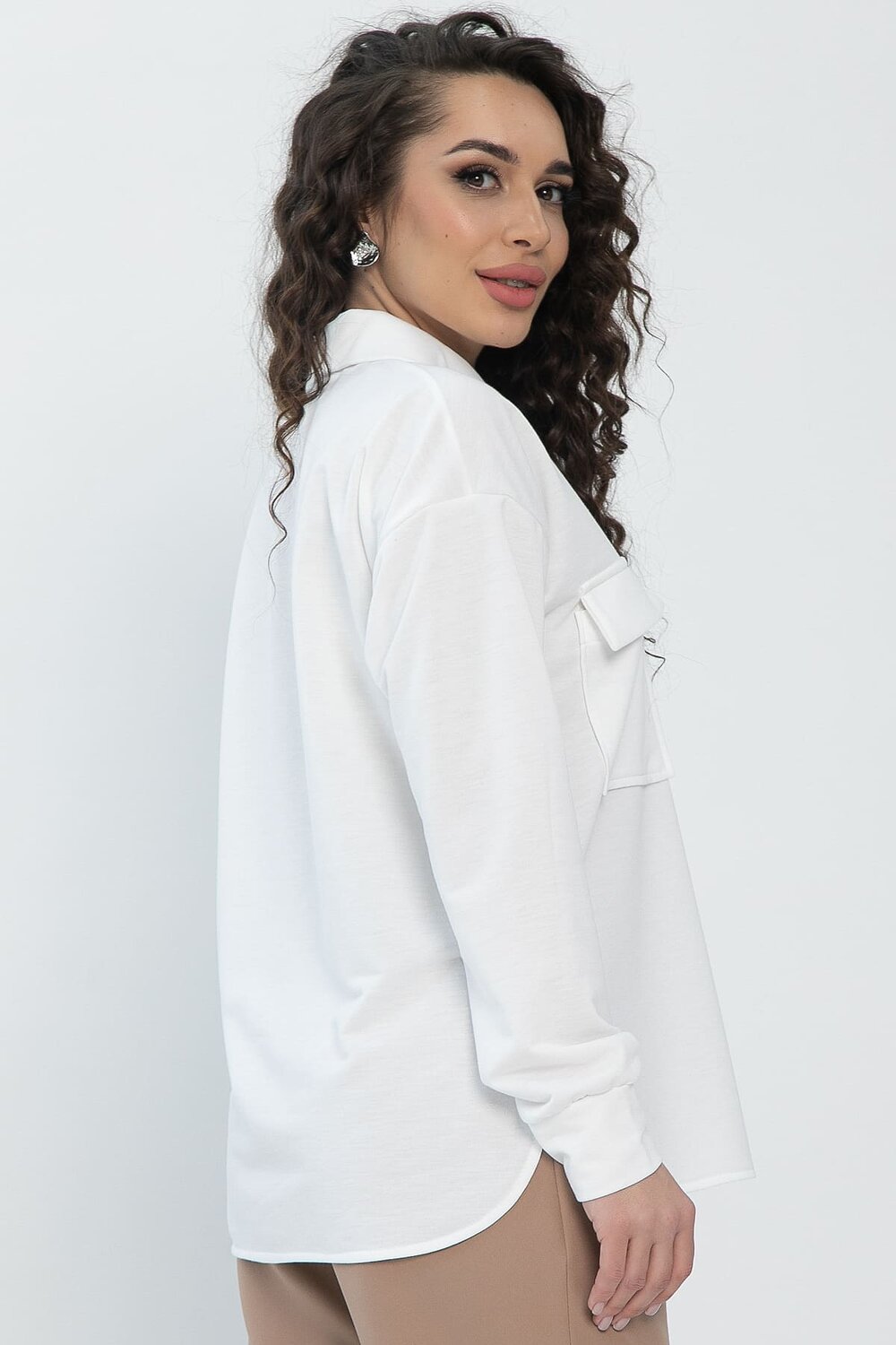 LT Collection Поло 532671 Б13256-10М белый