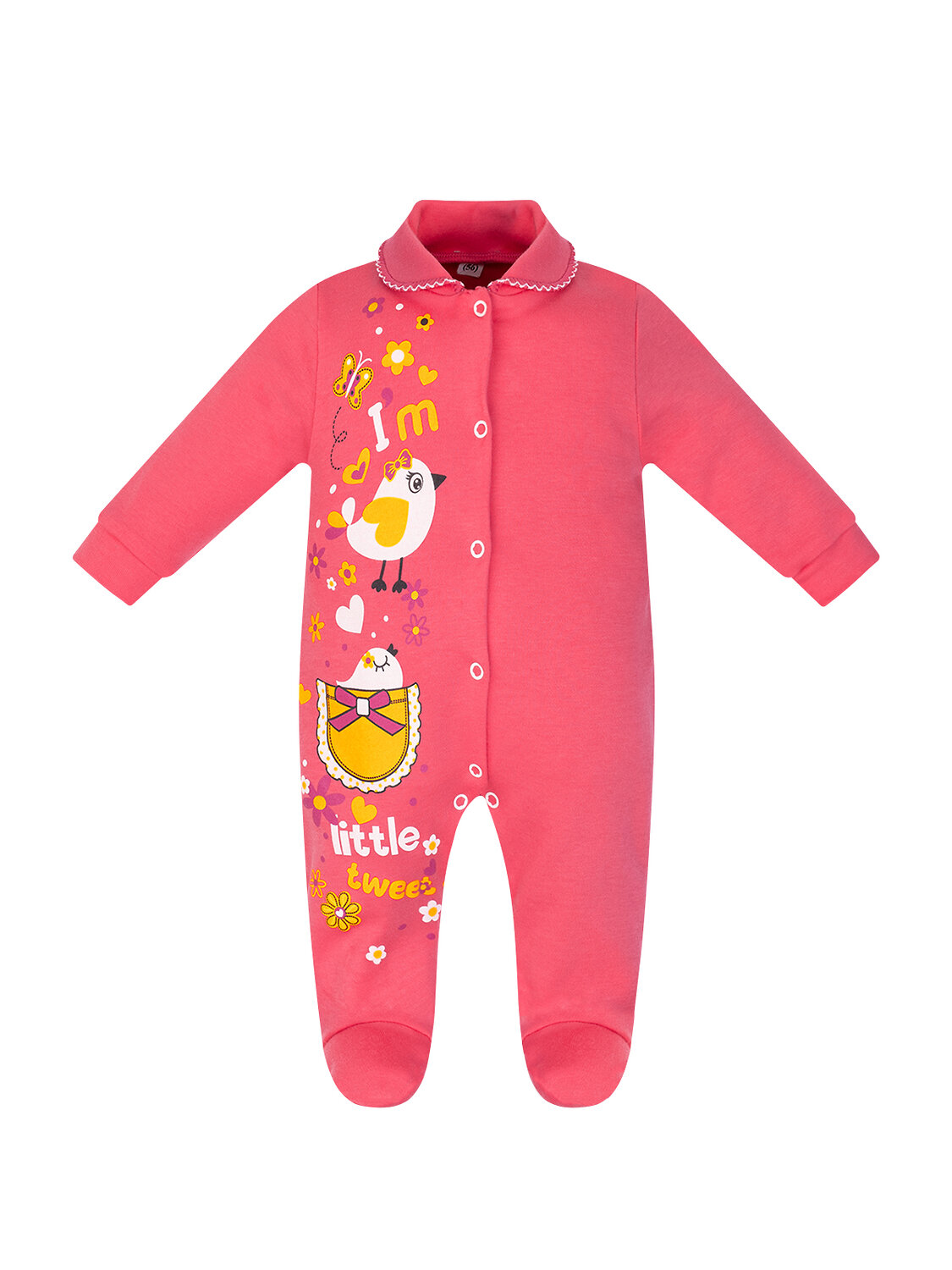 Утёнок Комбинезон 532673 260п фуксия_птички