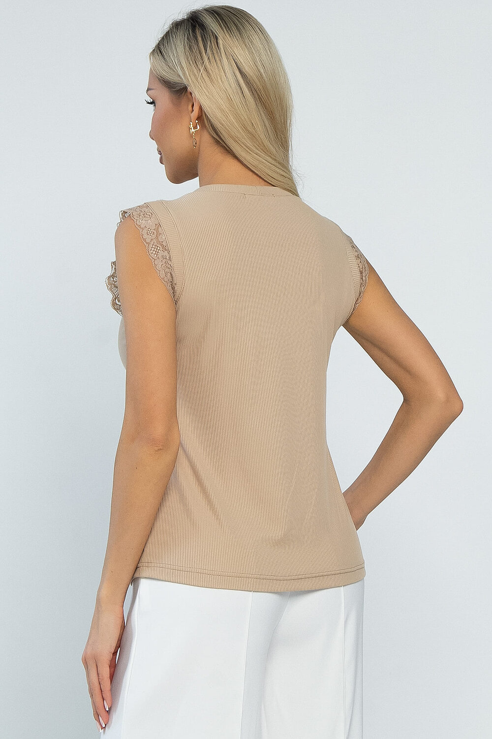 LT Collection Майка 532674 Б13271-25М бежевый