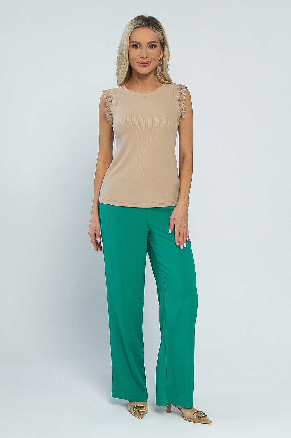 LT Collection Майка 532674 Б13271-25М бежевый