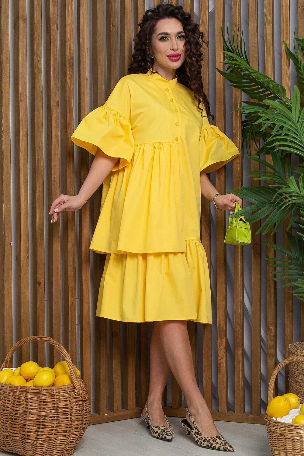 LT Collection Платье 532679 П13342-36М жёлтый