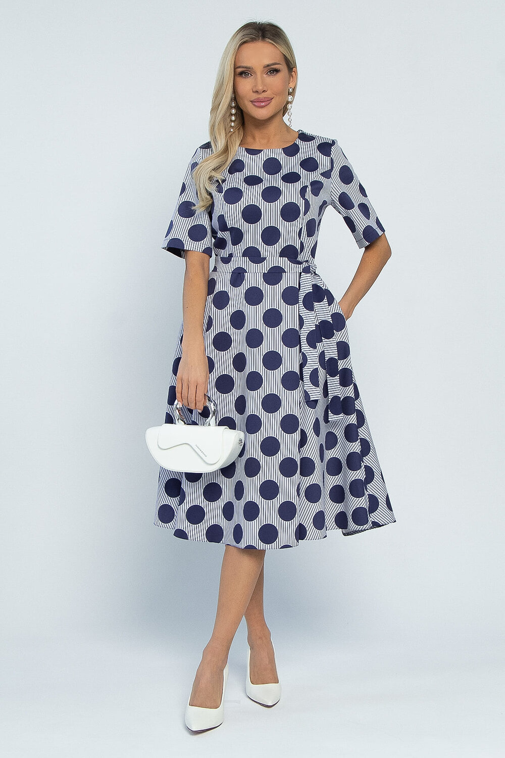 LT Collection Платье 532690 П13418-16М голубой