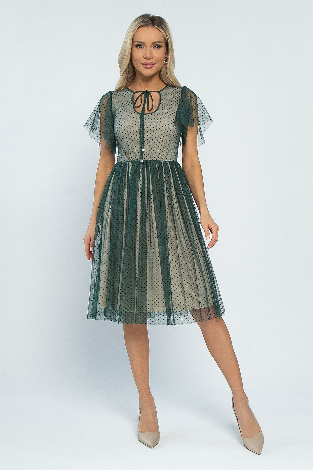 LT Collection Платье 532694 П13340-39М зелёный