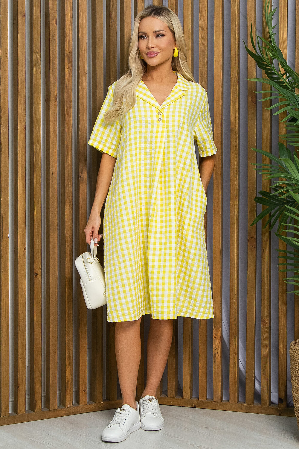 LT Collection Платье 532698 П13433-2М жёлтый