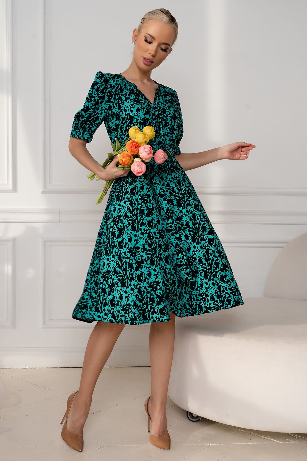 LT Collection Платье 532699 П13442-45М зелёный