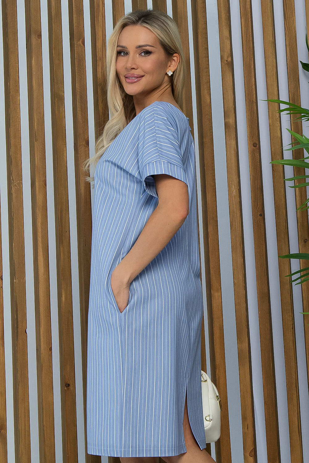 LT Collection Платье 532700 П13460-1М синий