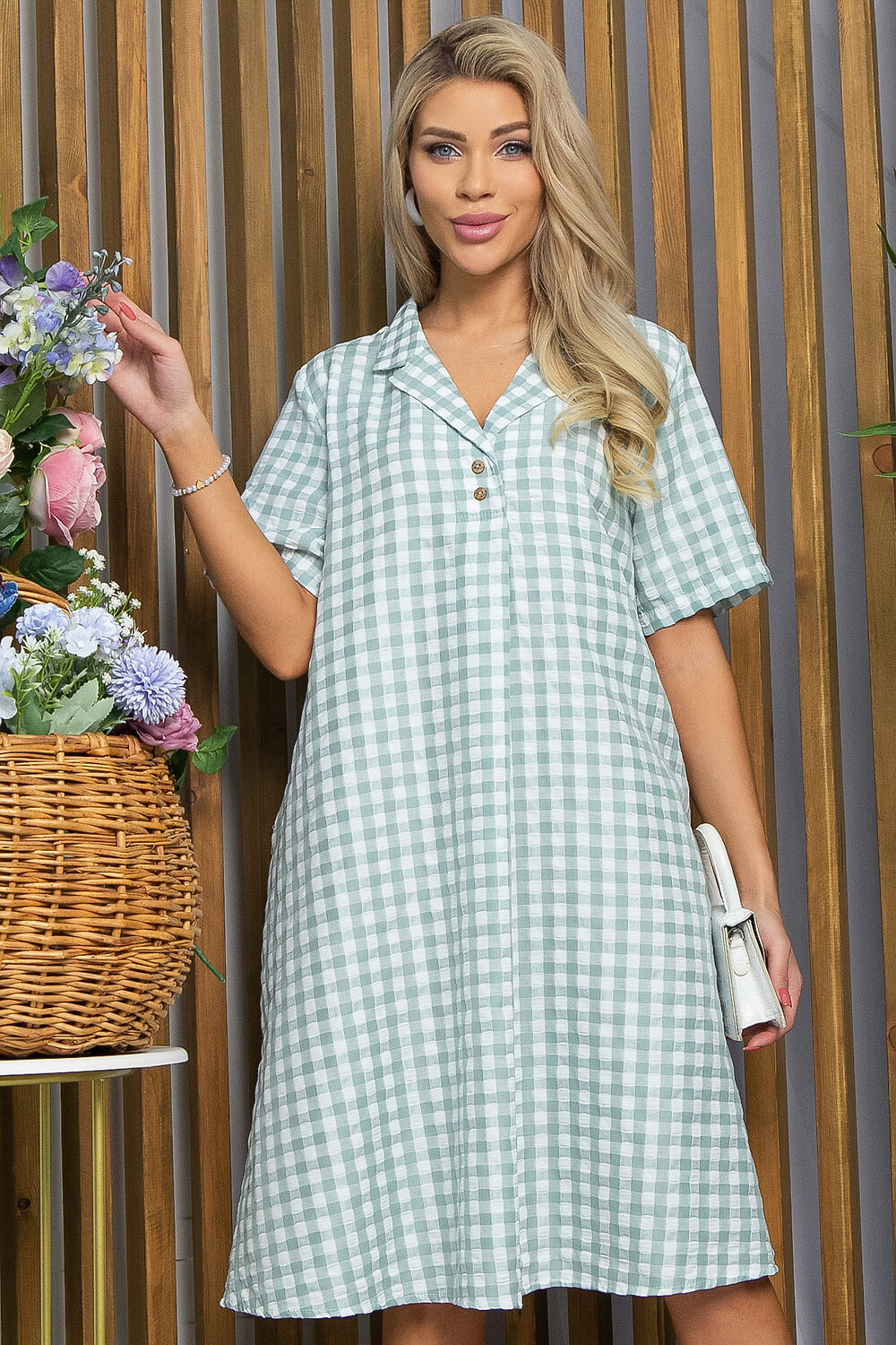 LT Collection Платье 532701 П13432-2М мятный