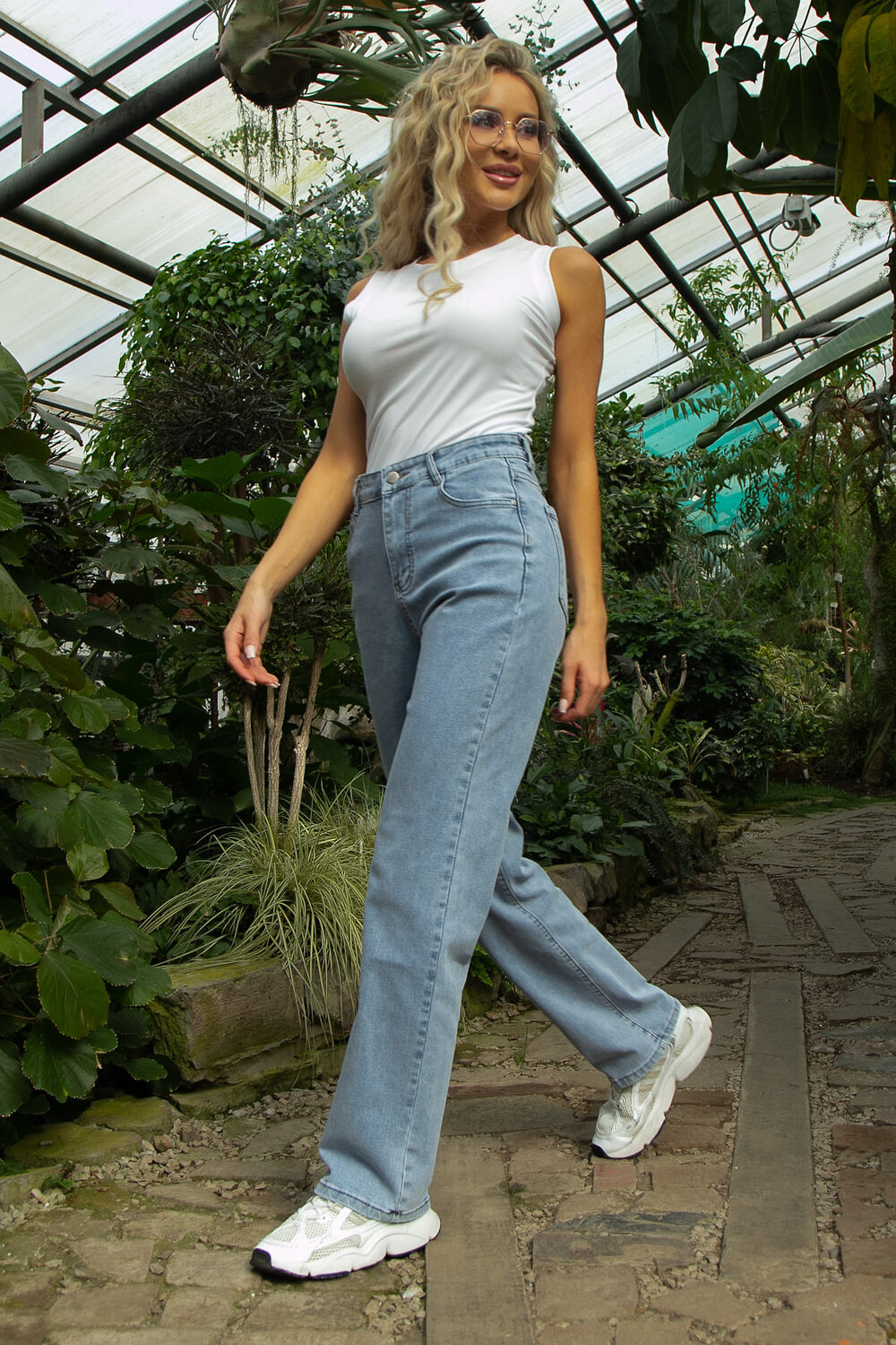 LT Collection Джинсы 532715 Б13451-12М голубой