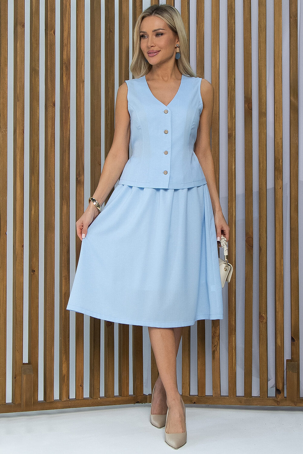 LT Collection Костюм 532716 К13439-9М голубой