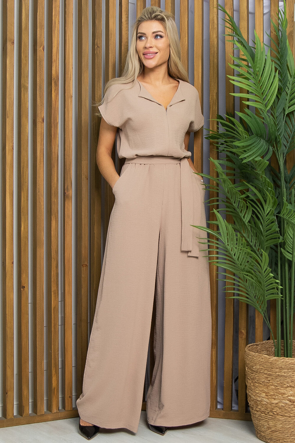 LT Collection Комбинезон 532723 К13470-5М бежевый