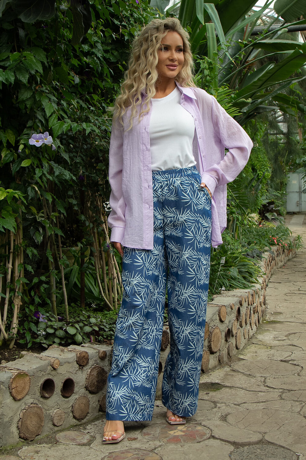 LT Collection Брюки 532726 Б13477-16М синий