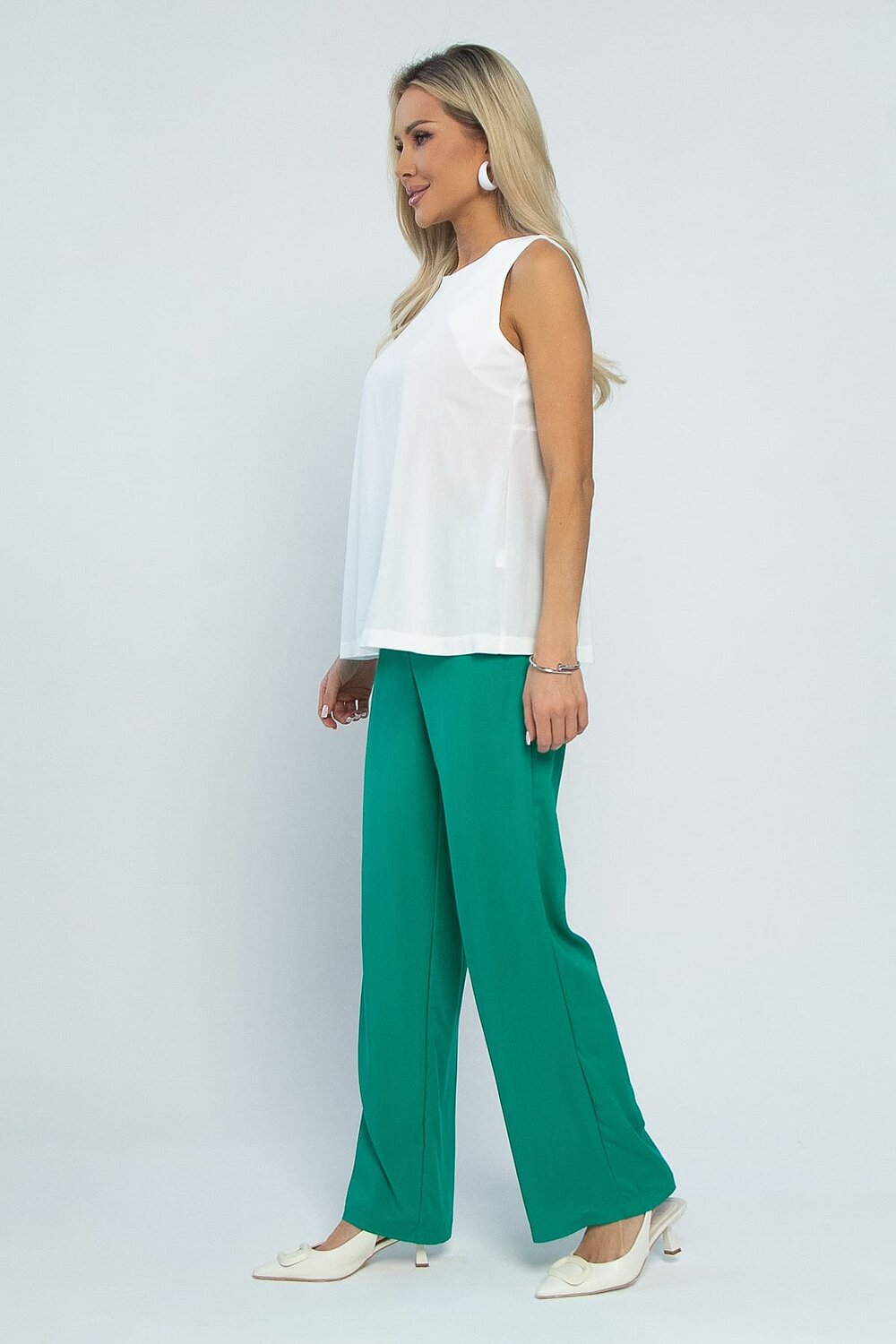 LT Collection Костюм 532728 К13483-25М бело-зелёный