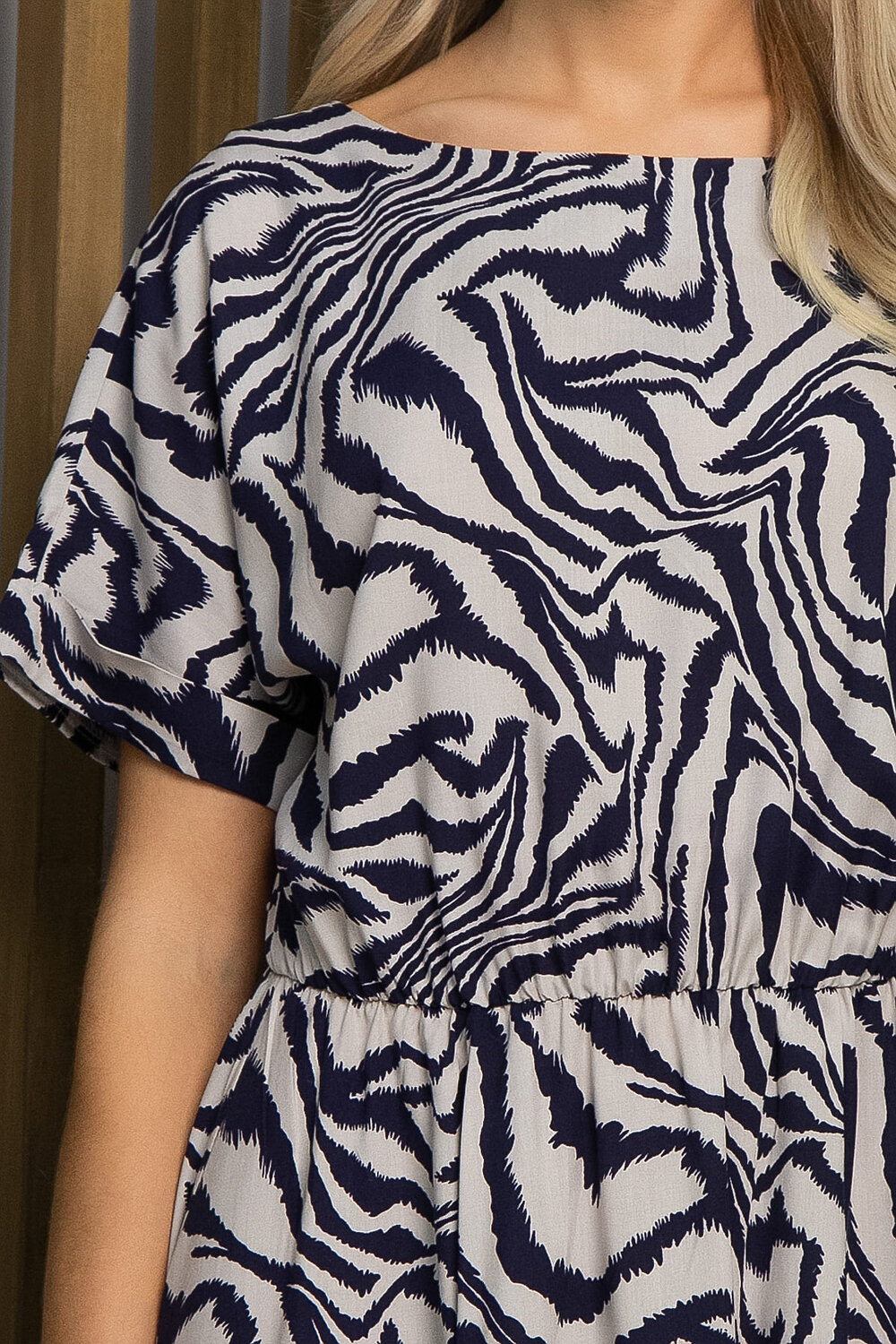 LT Collection Платье 532731 П13475-30М бежевый, синий