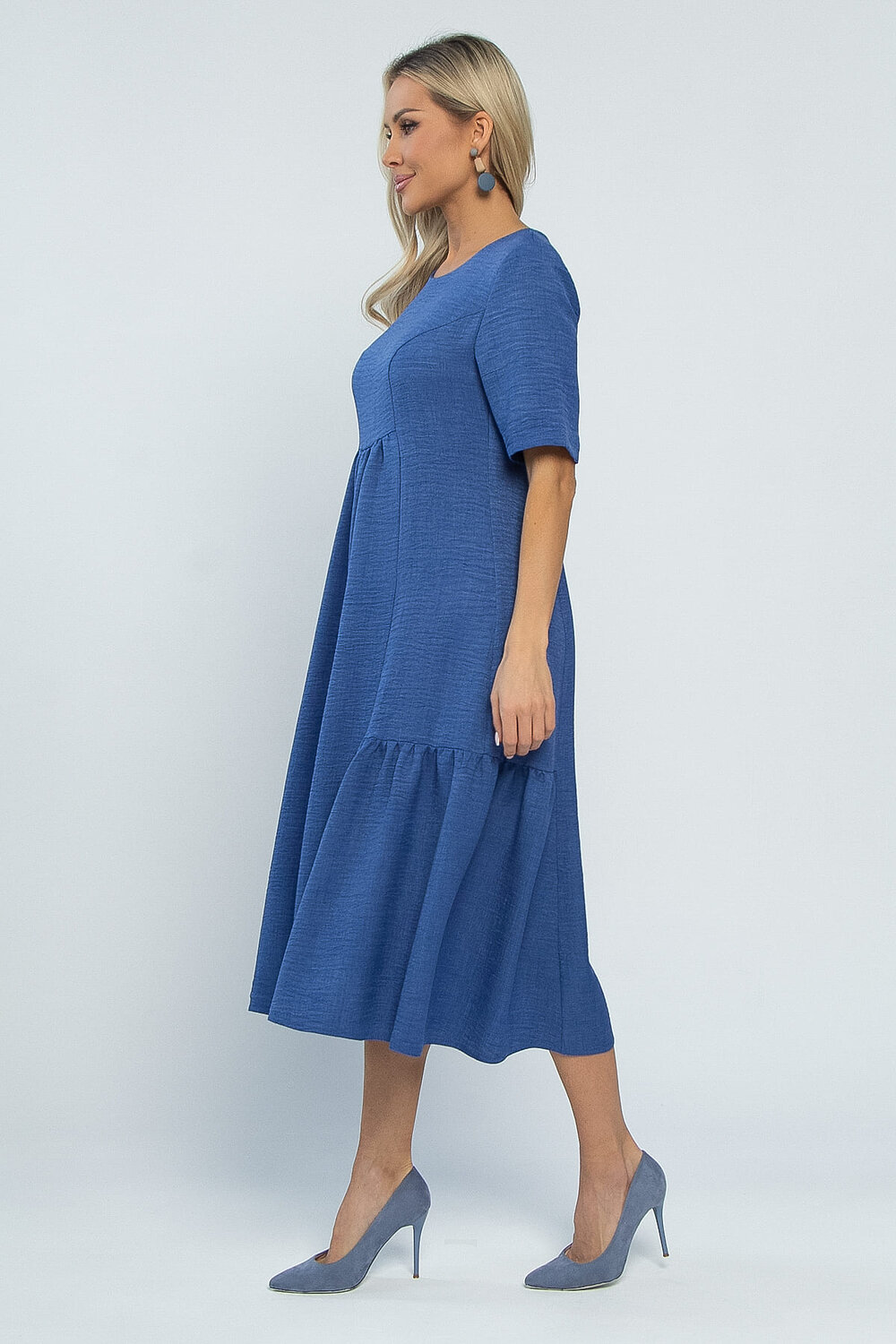 LT Collection Платье 532735 П13491-18М джинсовый