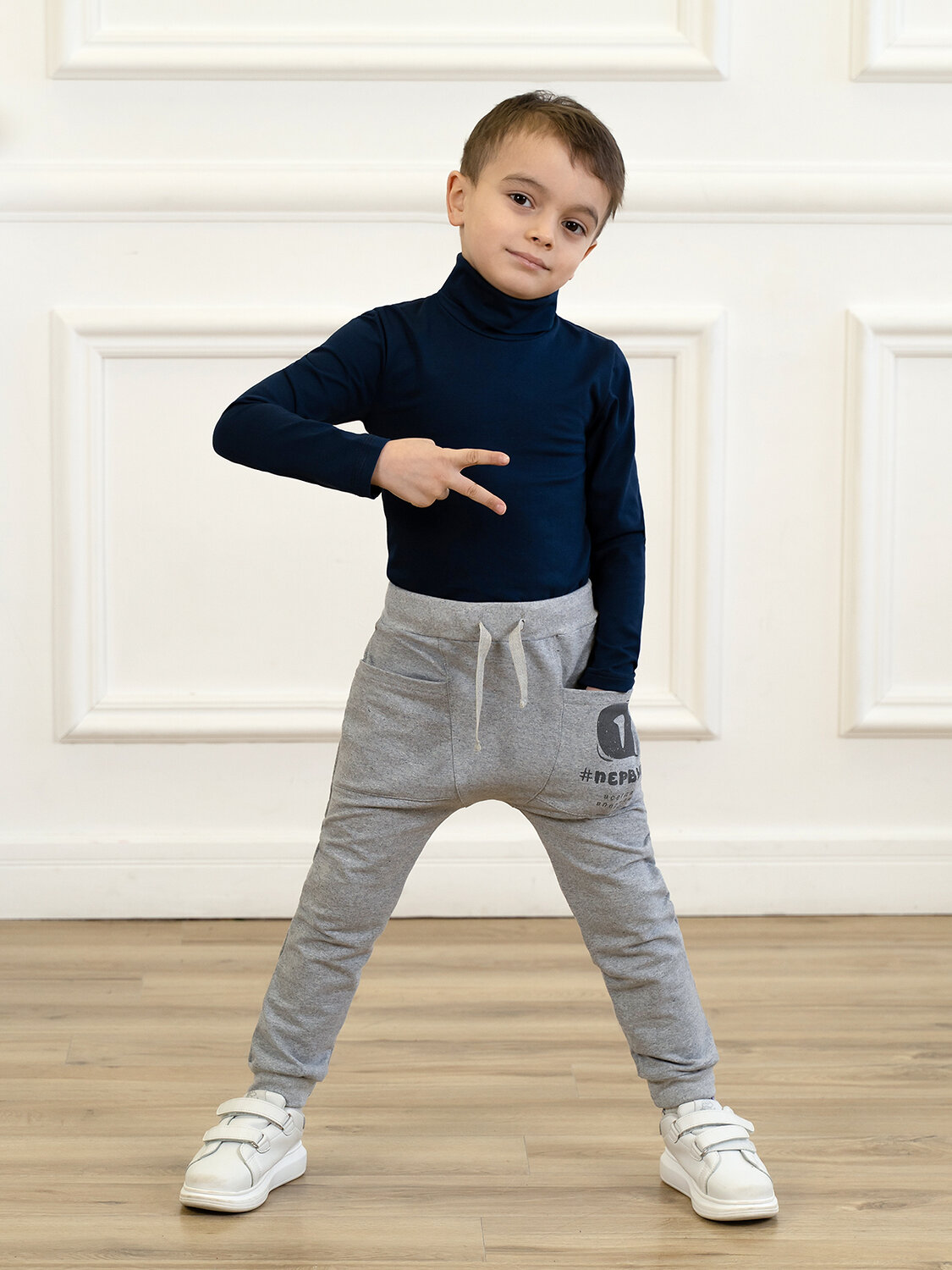 Утёнок Брюки 533075 448п меланж_первый
