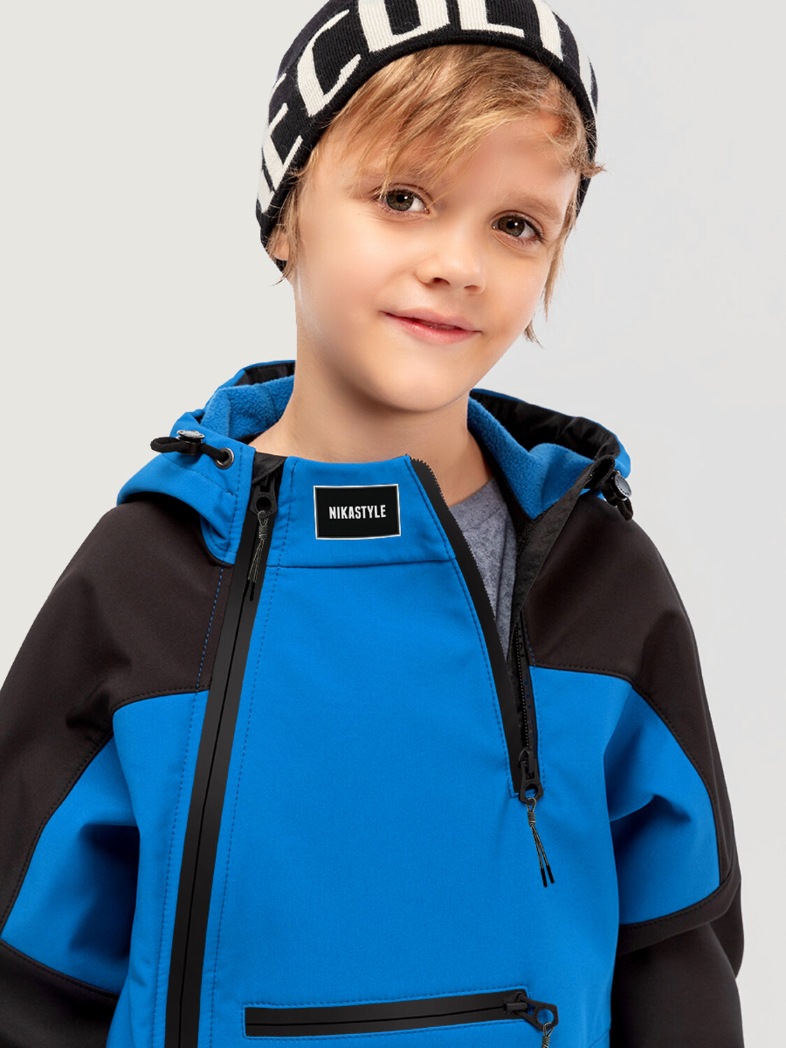 NIKASTYLE Ветровка 533261 4л18325 электрик/черный