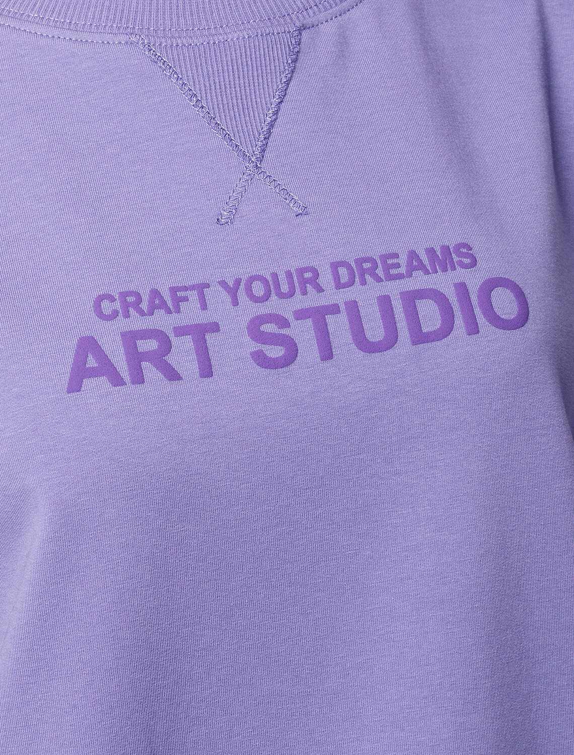 VILATTE Футболка 533473 D49.081 лавандовый_art studio