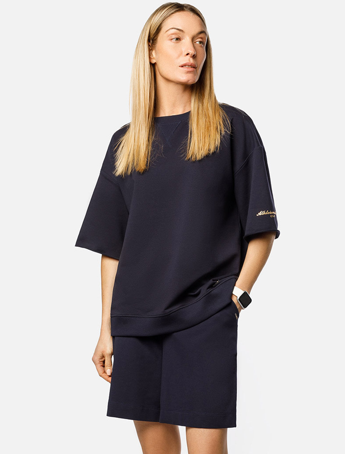 VILATTE Футболка 533476 D49.081 т.синий_athleisure_mood