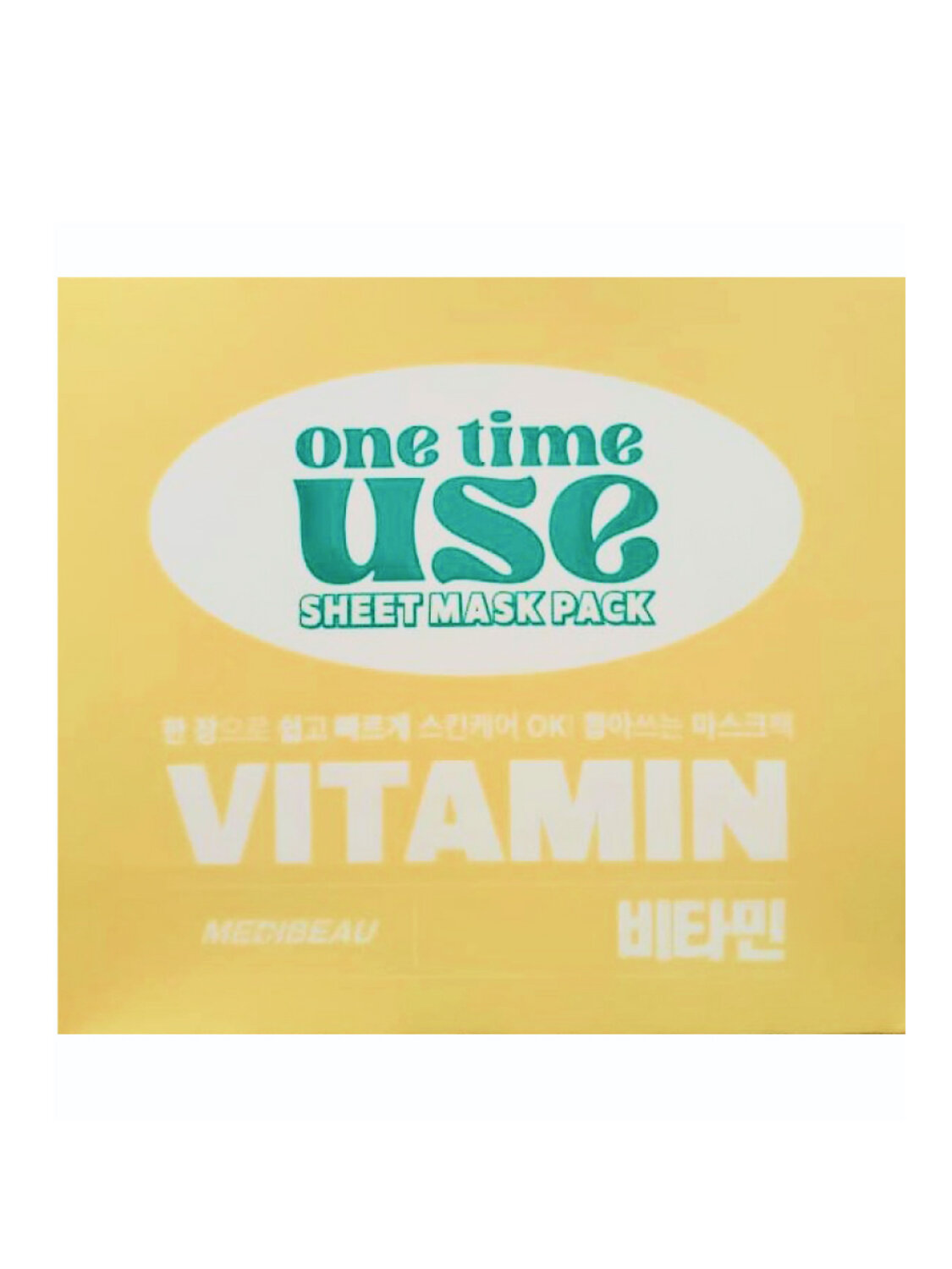 MEDIBEAU Набор тканевых масок для лица с витаминами / One Time Use Vitamin Sheet Mask Pack, 30 шт. 533507 25381