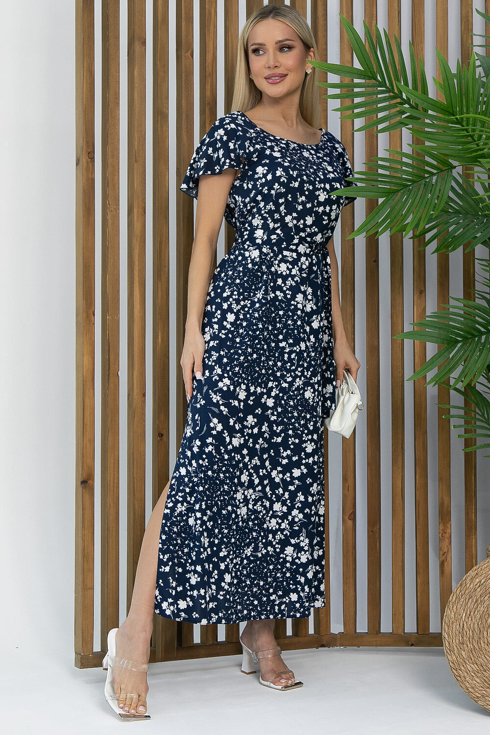 LT Collection Платье 533688 П13545-16М синий