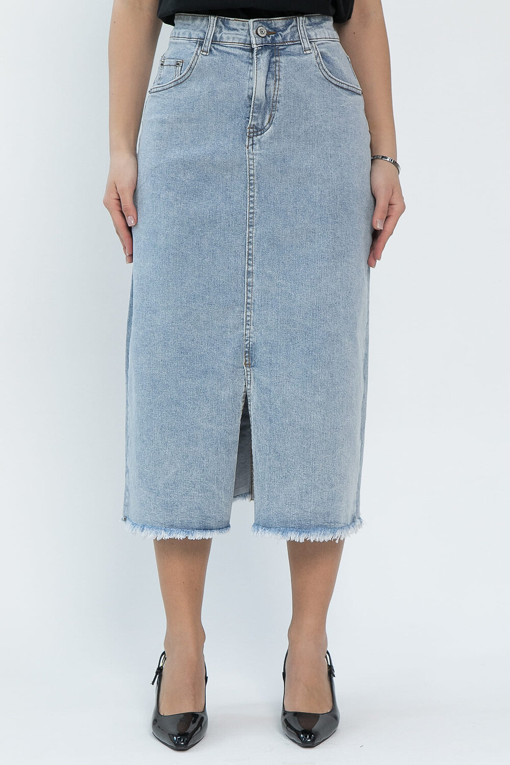 LT Collection Юбка 533689 Ю13576-4М серо-голубой