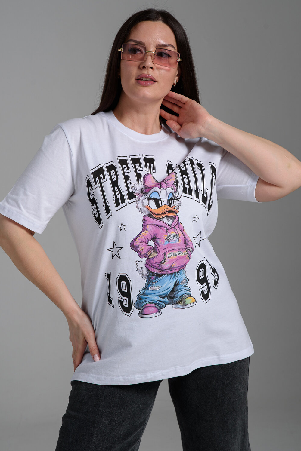 Натали Футболка 533822 8551 белый+пона
