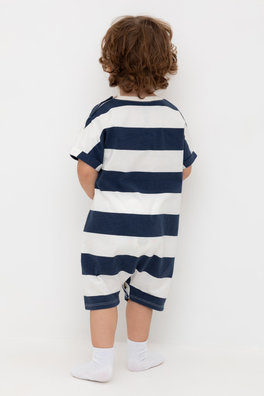 CROCKID Полукомбинезон 534897 КР 6499 синий, суровый, полоска