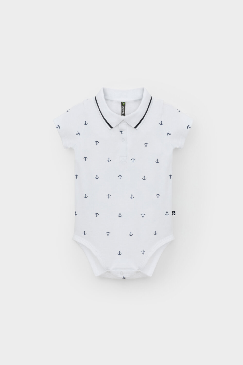 CROCKID Полукомбинезон 534916 КР 6548 белый, морские якоря