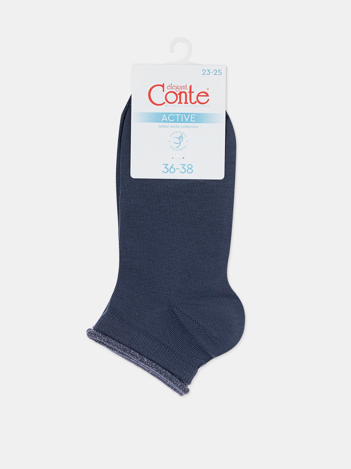 Conte elegant Носки 535330 ACTIVE (декор. резинка) 12С-32СП темный джинс