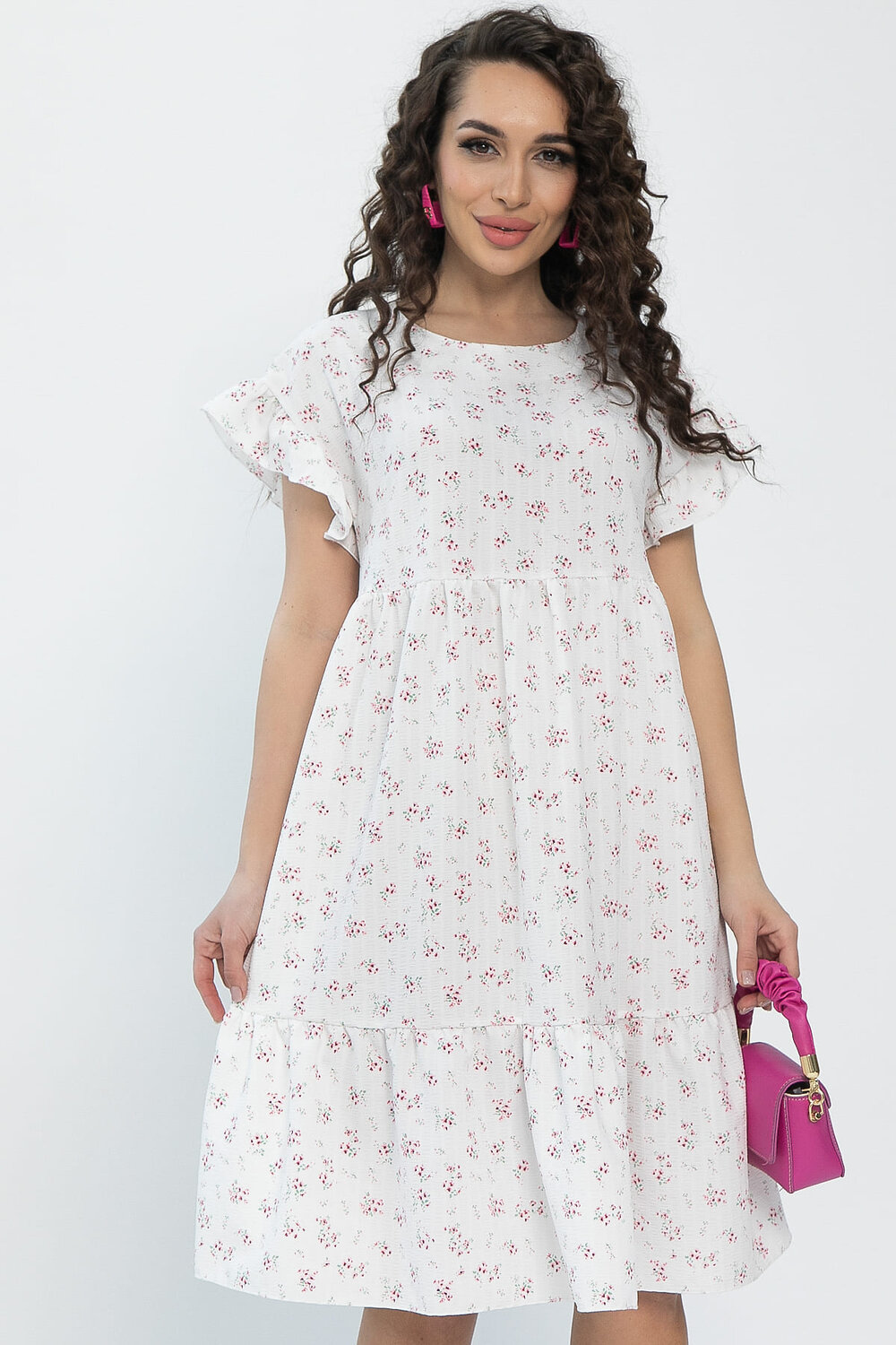 LT Collection Платье 535340 П13537-18М белый