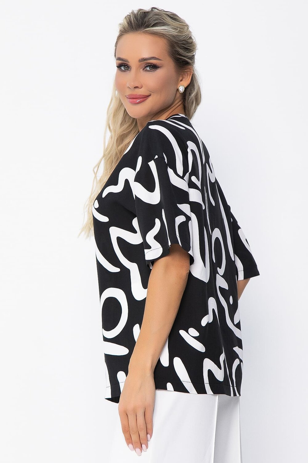 LT Collection Блуза 535361 Б13599-25М чёрный