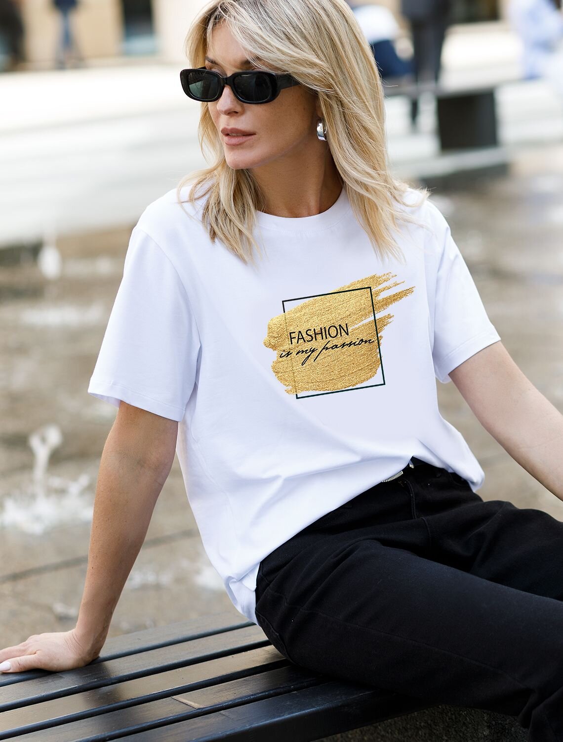 VILATTE Футболка 535394 D49.977 белый_fashion