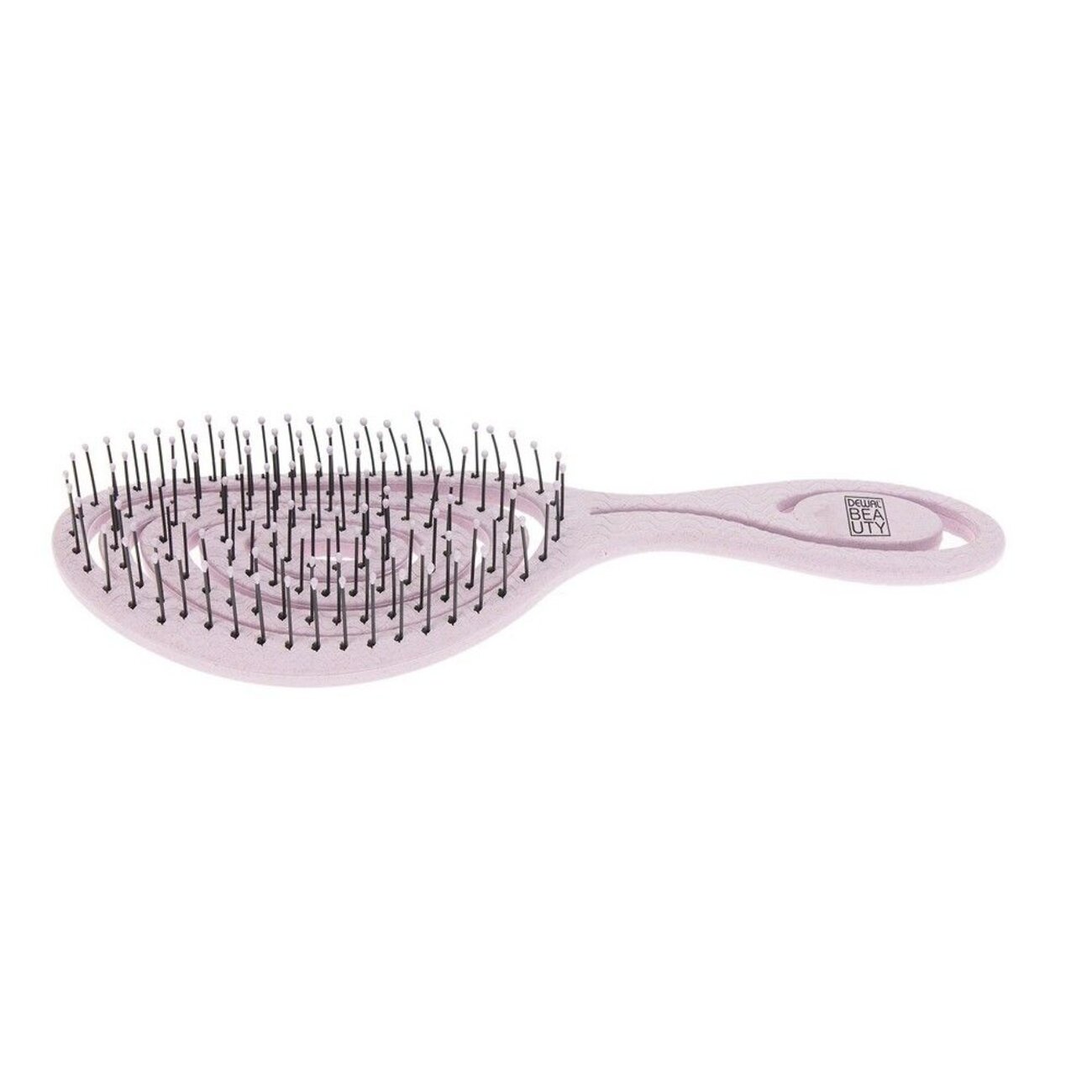 Dewal Beauty Щетка для волос продувная с нейлоновым штифтом / Eco-Friendly Lilac, улитка, лиловый 535936 15313