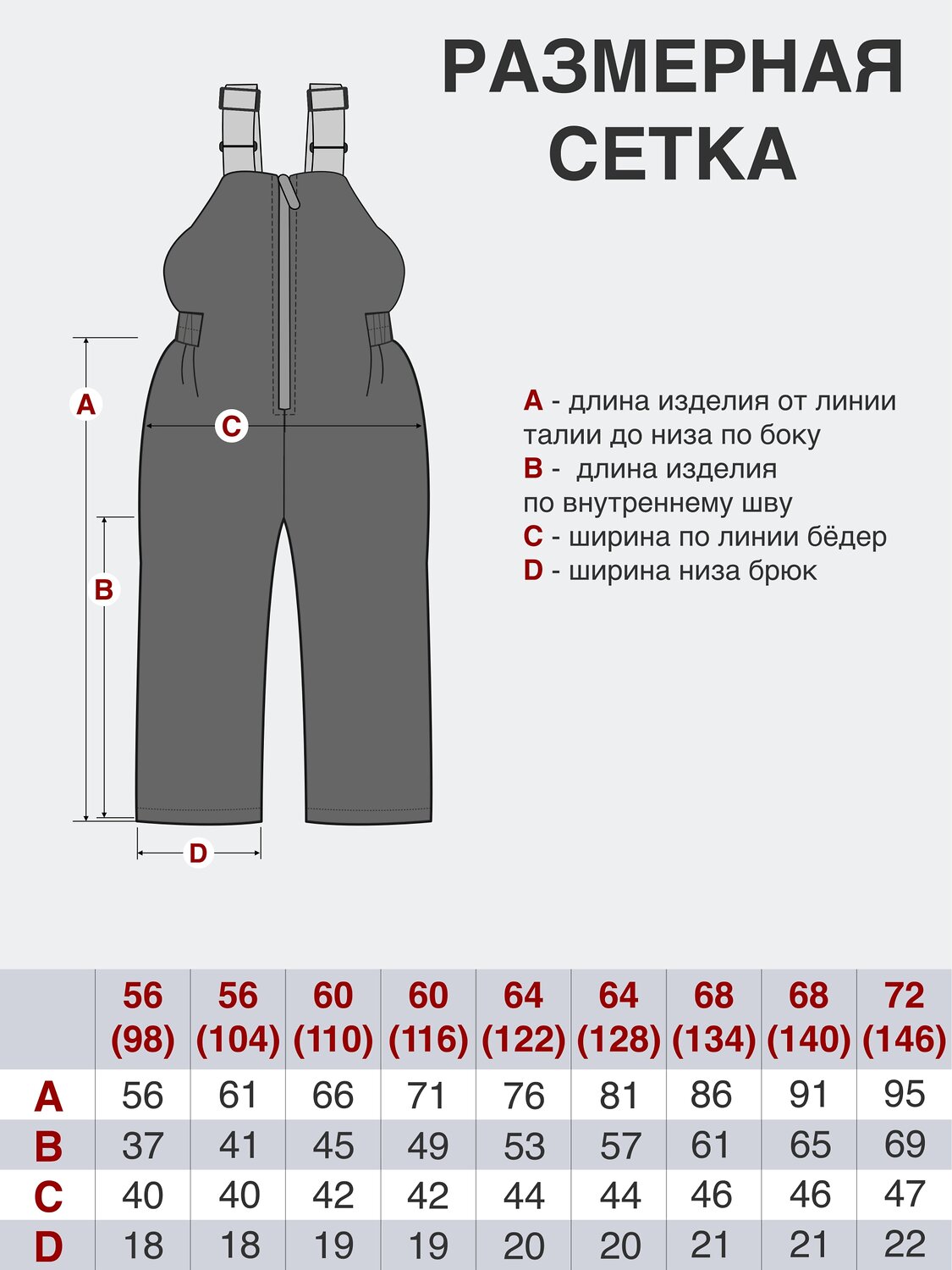 Утёнок Полукомбинезон 535991 60-006 черный