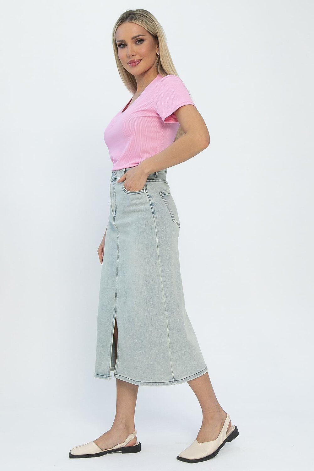LT Collection Юбка 536017 Ю13447-12М сине-жёлтый